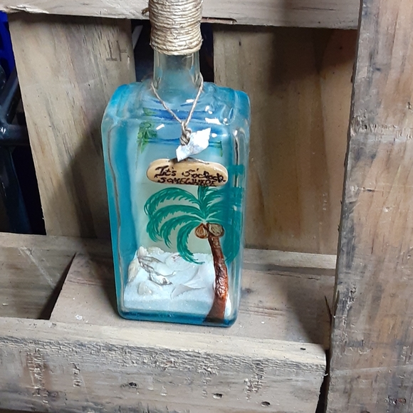 Its 5 o'clock somewhere "Beach in a bottle!"